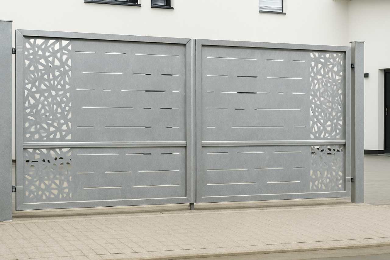 Kétszárnyú kapura lemezek -Minimál minta 2.