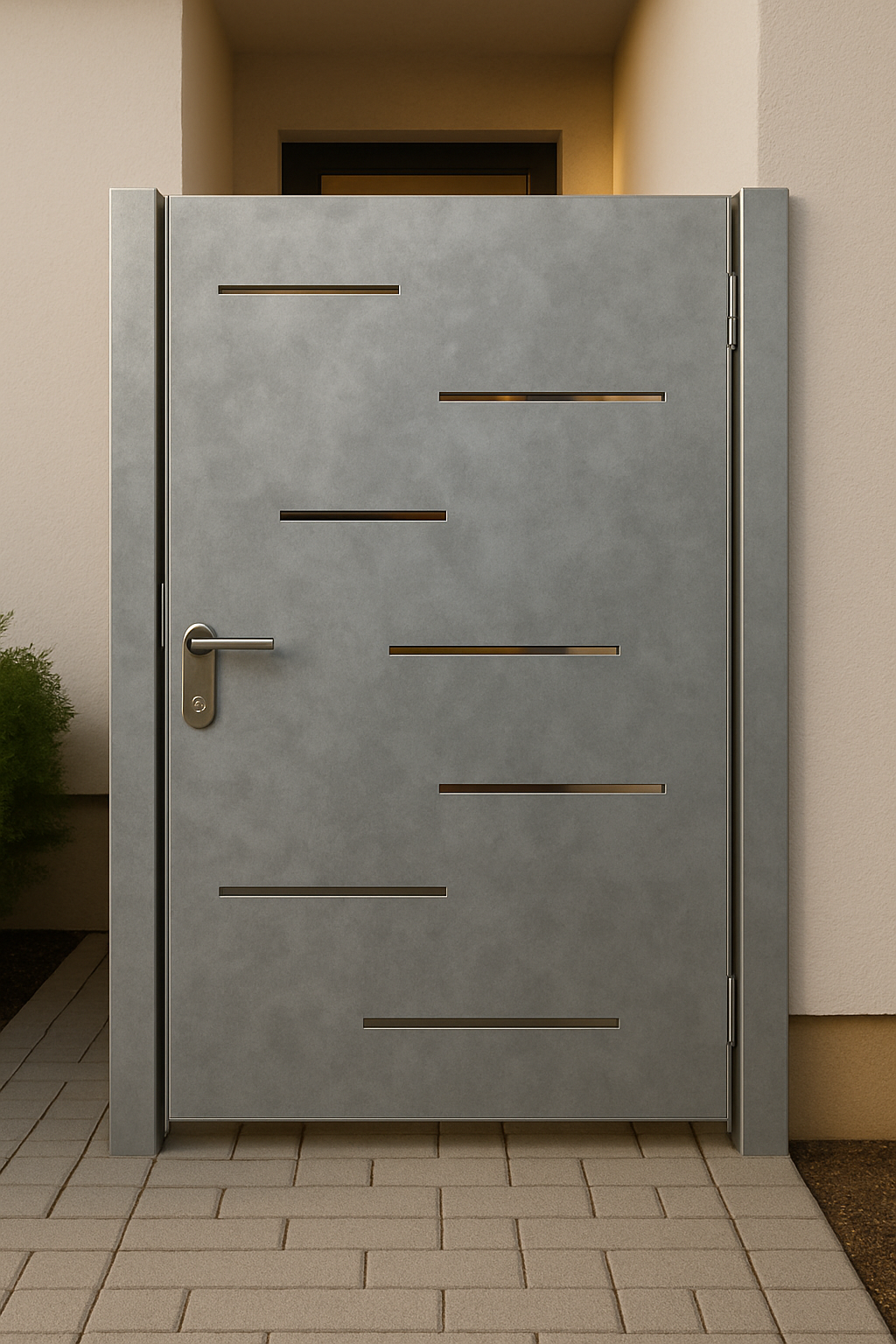 Személybejáró lemez - minimál minta