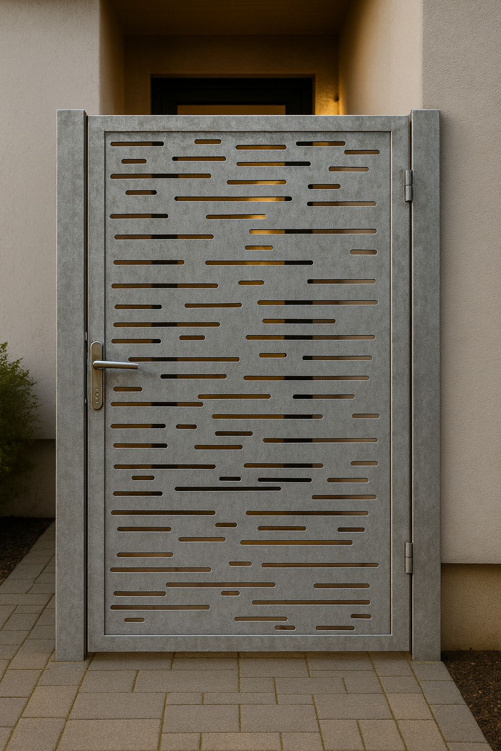 Személybejáró lemez - Sűrű minimál minta