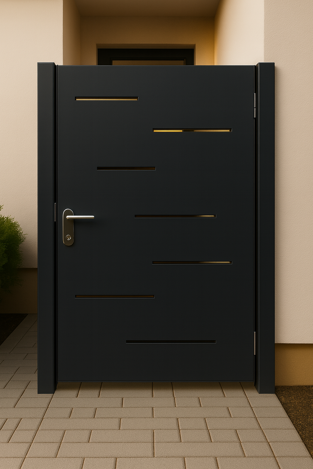 Személybejáró lemez - minimál minta