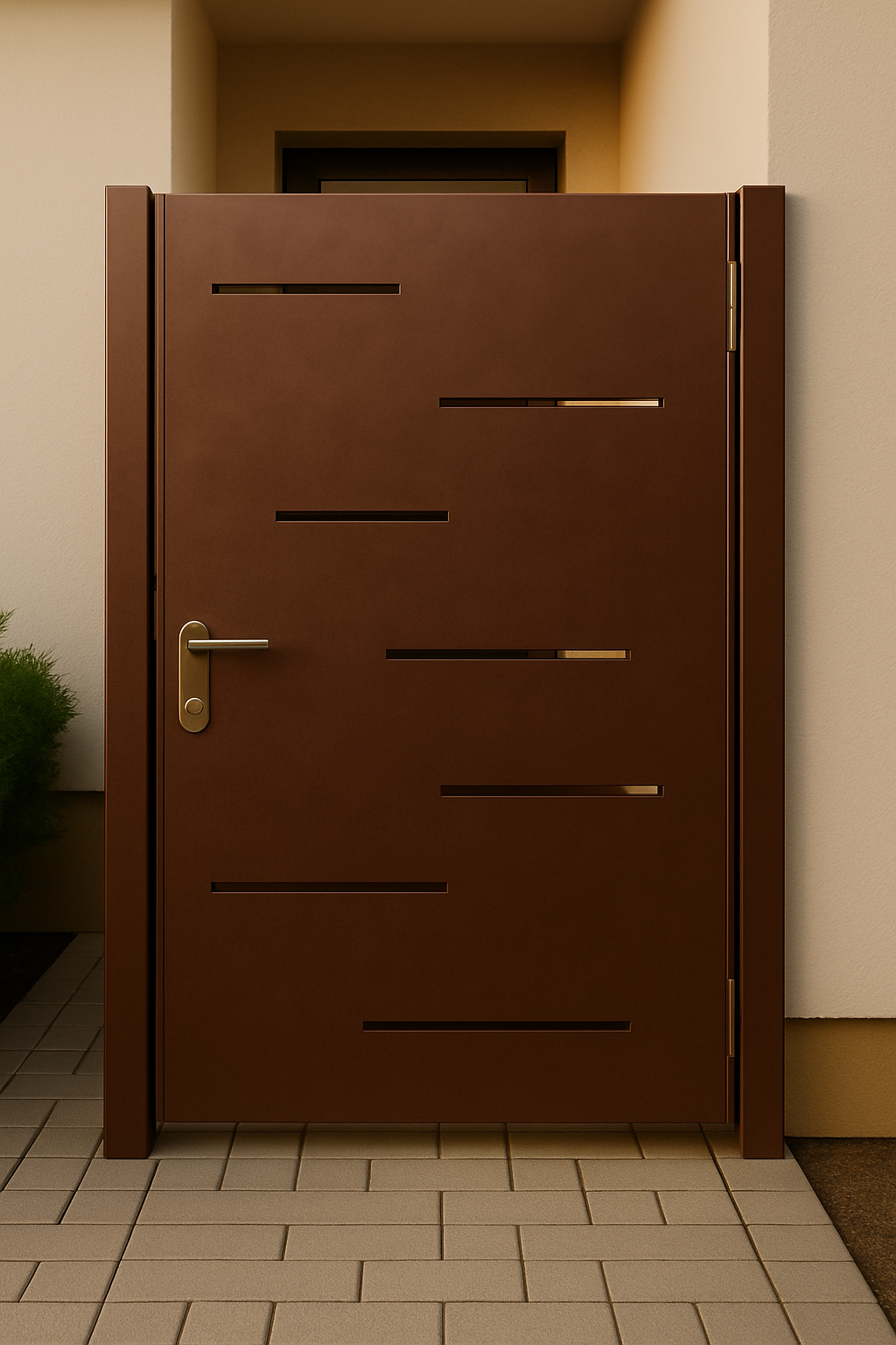 Személybejáró lemez - minimál minta