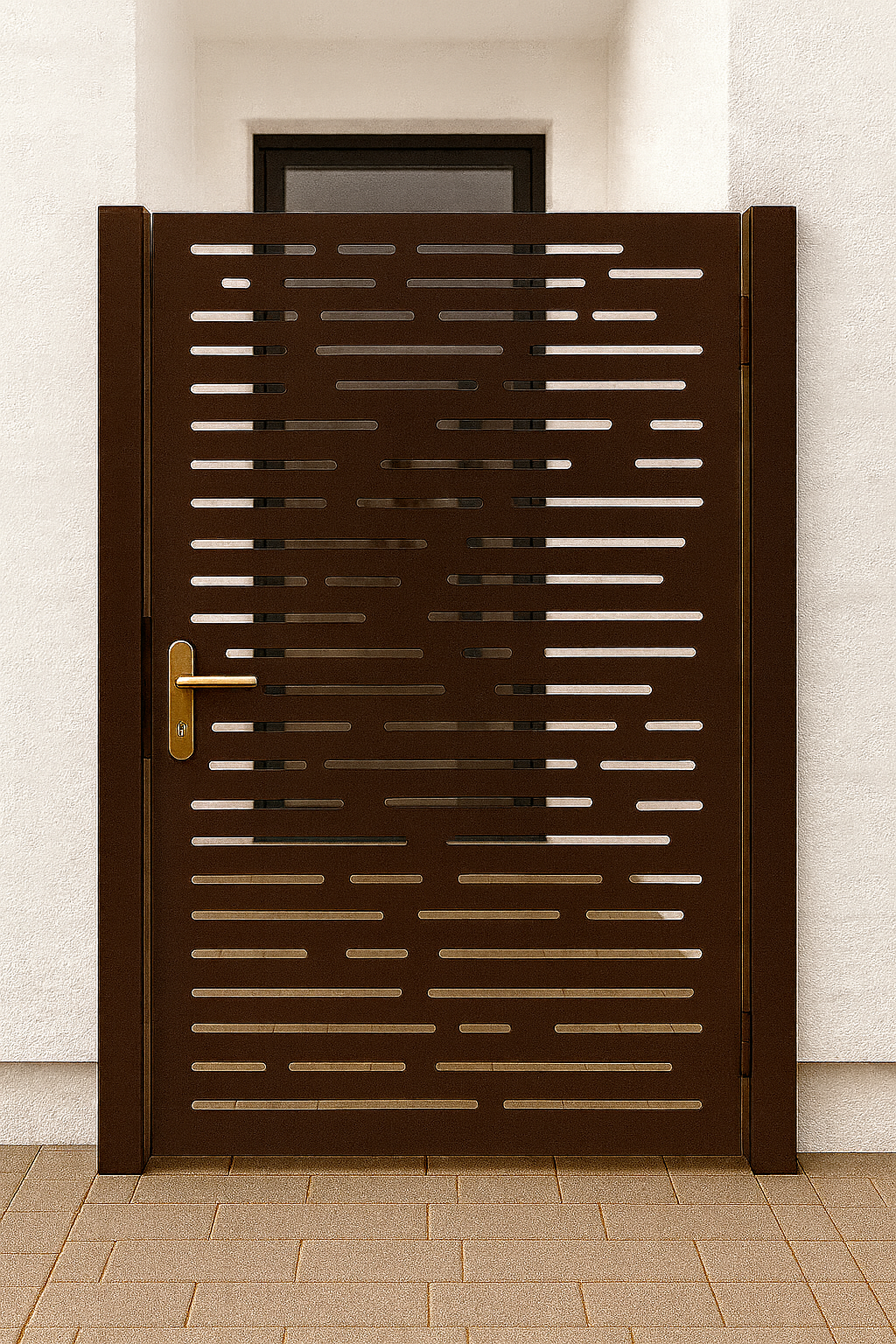 Személybejáró lemez - Sűrű minimál minta