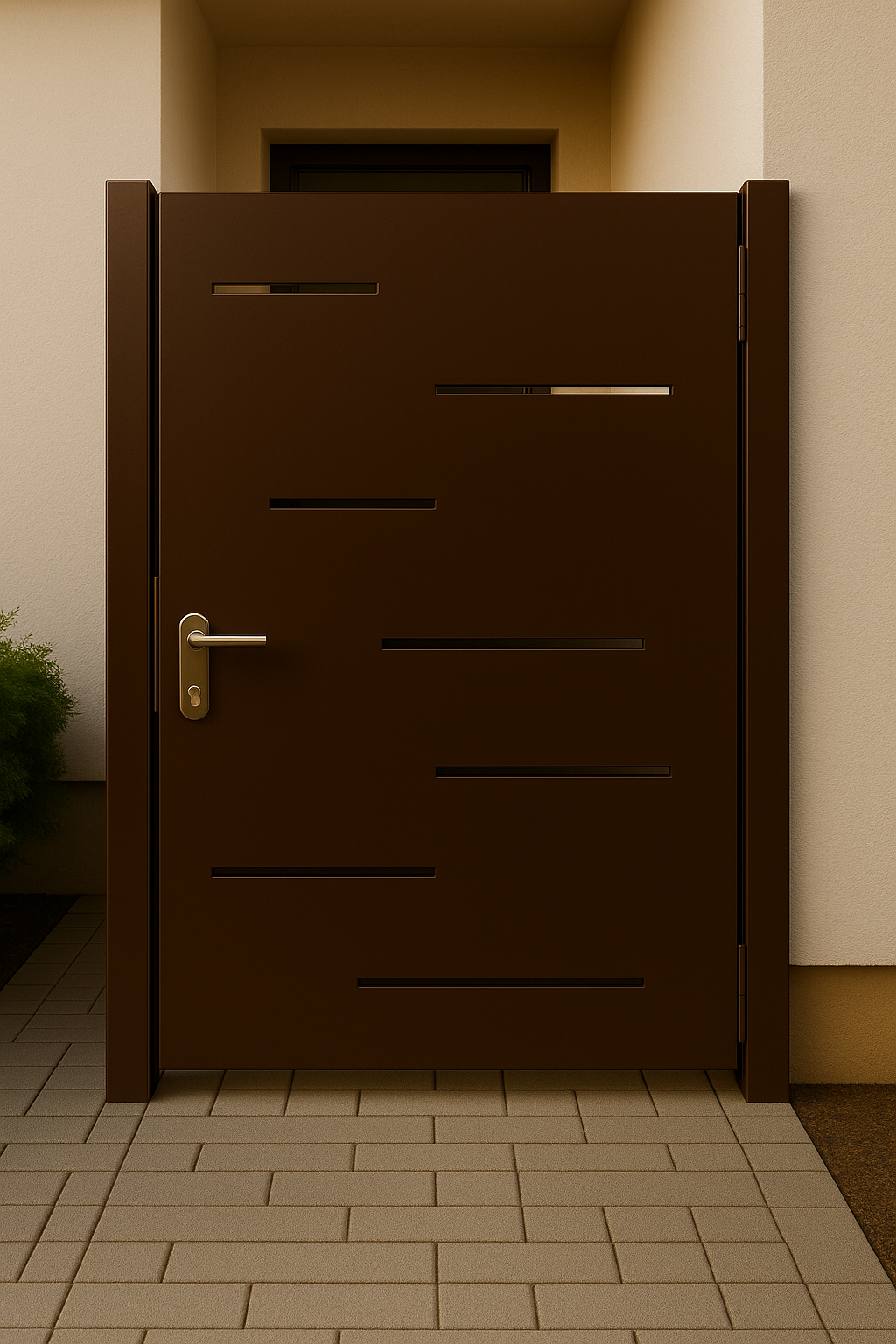 Személybejáró lemez - minimál minta