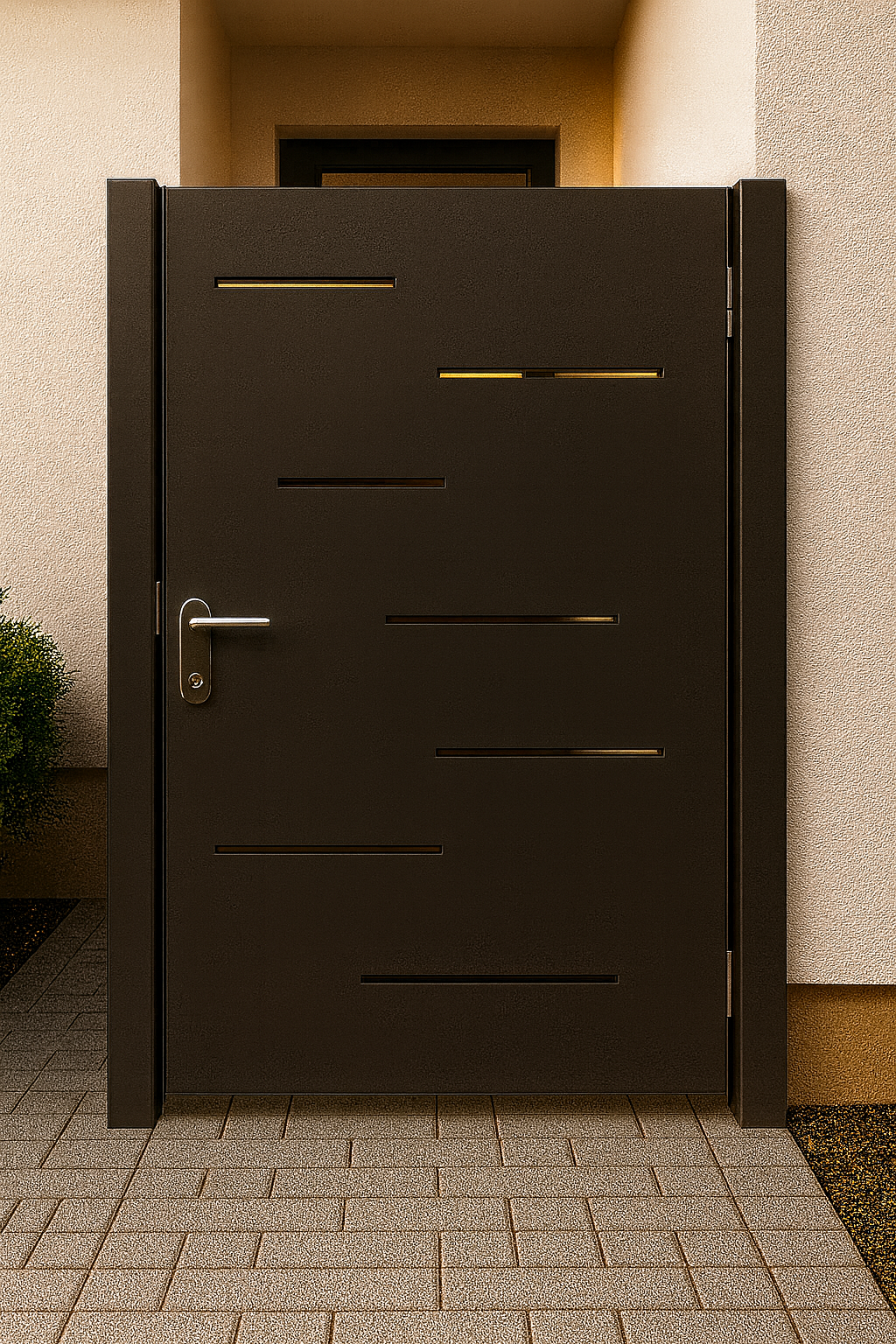 Személybejáró lemez - minimál minta