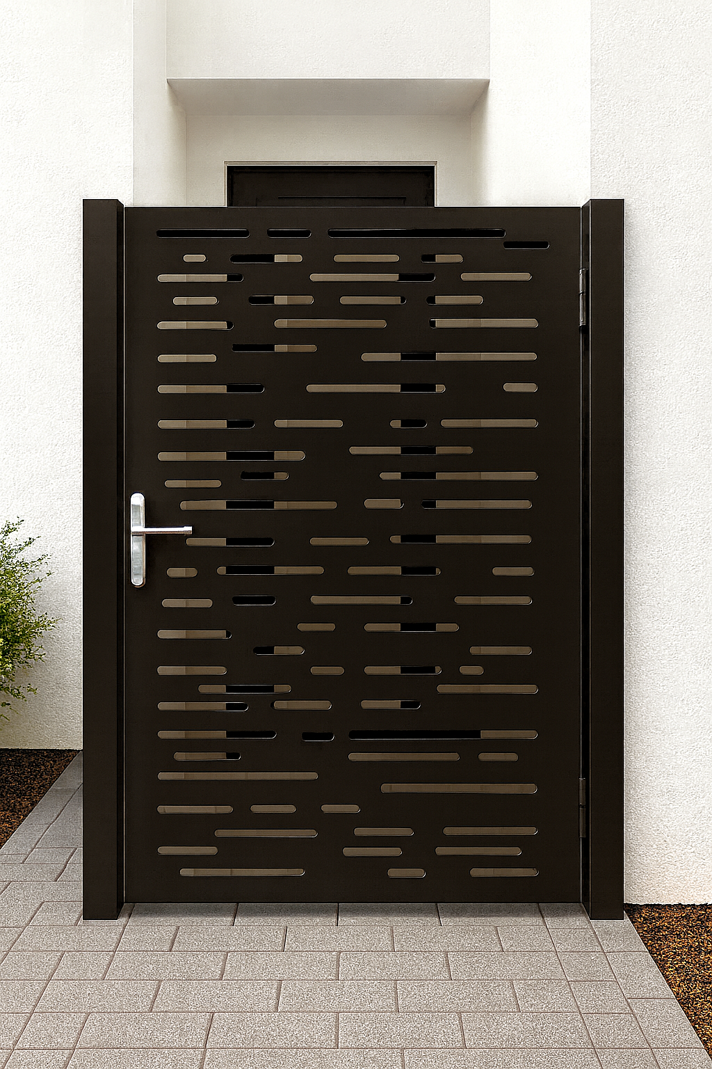 Személybejáró lemez - Sűrű minimál minta